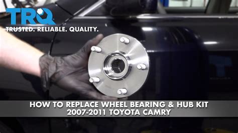 How To Replace Wheel Bearing And Hub 2007 2011 Toyota Camry Youtube