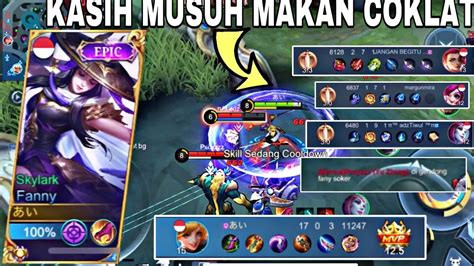 Fanny Mode Lock Sampe 3Team Musuh Dapet Coklat Mobile Legend