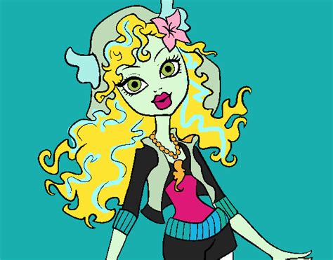 Dibujo De Monster High Lagoona Blue Pintado Por En El Día 18 03 22 A Las 205230