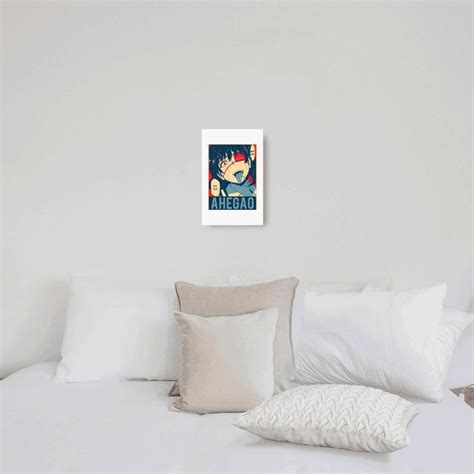 Ahegao Anime Hentai Vertical Canvas Print X Customon Customon