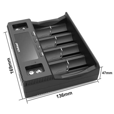 Liitokala Lii D4xl Battery Charger For Nimh Cd 1 2v D Sc C Aa Aaa And