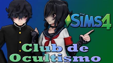 The Sims 4 Cas El Club De Ocultismo Yandere Simulator Youtube