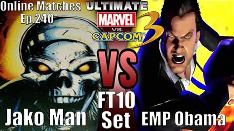 Jako Man VS EMP Obama FT10 Set UMVC3 Online Matches Ep 240 YouTube