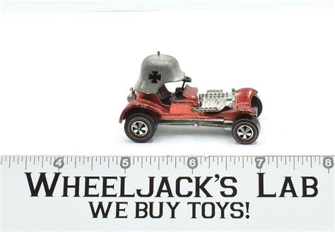 Red Baron Redline Hot Wheels Mattel Vintage RL Wheeljack S Lab