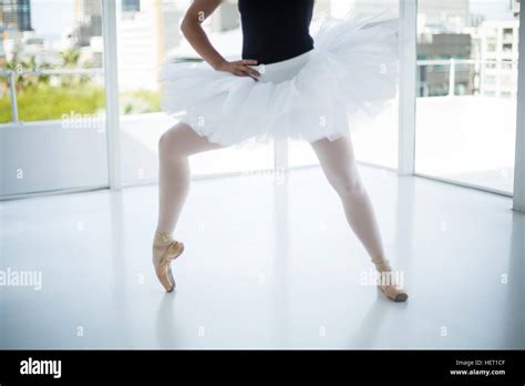 Ballerina Practicing Ballet Dance In The Studio Stock Photo Alamy