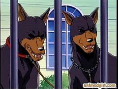 Bondage Hentai Gets Squeezed Her Tits And Dildoed Wetpussy Free