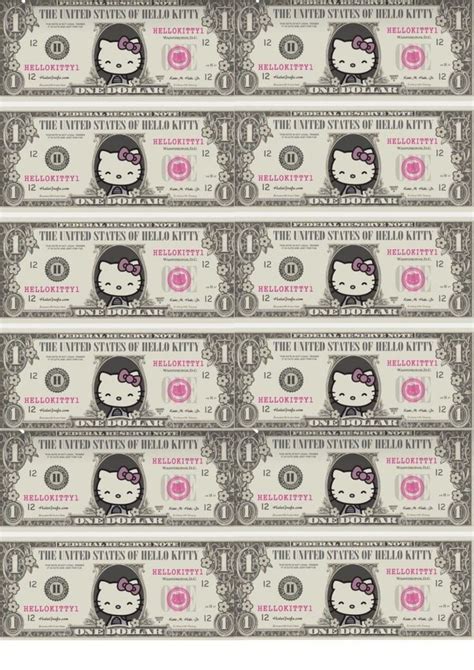 Dinheiro Da Hello Kitty Para Imprimir - dinheiro da hello Kitty | Kart şablonu, Grafik düzenleyiciler, Çıkartma