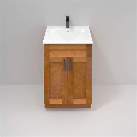 Vanity Atelier 24 Single Bathroom Vanity Sink Base Cabinet In Maple