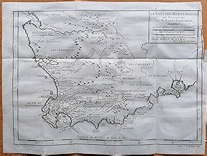 South Africa Pays Des Hottentots Original Map Bellin 1750 1750