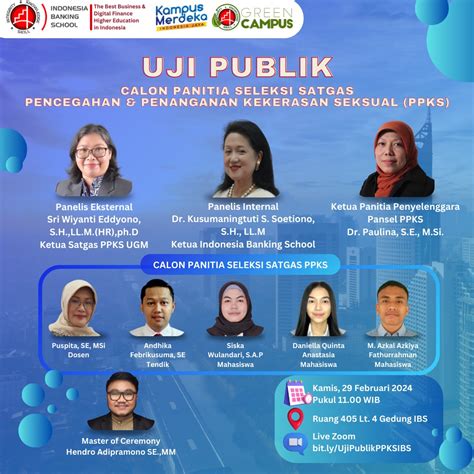 Uji Publik Untuk Calon Panitia Seleksi Capansel Satuan Tugas