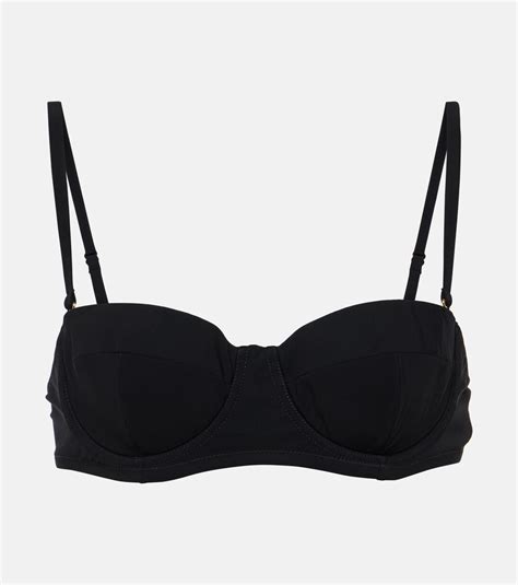 Balconette Bikini Top In Black Dolce Gabbana Mytheresa