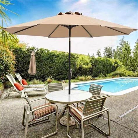 outdoor patio umbrella  stand heavy duty garden beach parasol