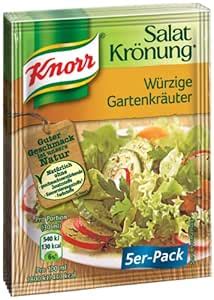 Knorr Salatkr Nung W Rzige Gartenkr Uter Salatdressing X Er Pack