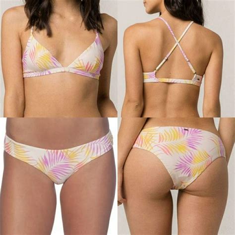 Rip Curl Swim Nwt Rip Curl Palm Print Bikini Medium Poshmark