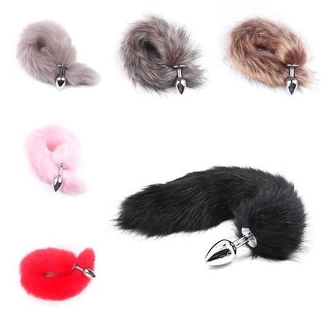 M Tal Bouchon Anal Queue De Renard Jouets Sexuels Pour Les Femmes Godemichet Anal Stimulateur