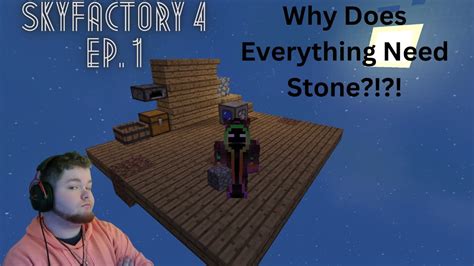 Minecraft Skyfactory 4 Hardcore EP 1 Why Does Everything Need Stone