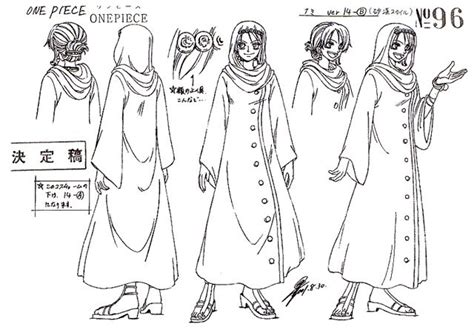 Alabasta Arabasta Nami Sheet Character Design Official Reference Settei Sketsa