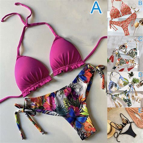 Sexy Stylische Bikini Mit Muscheln Und Seestern Muster