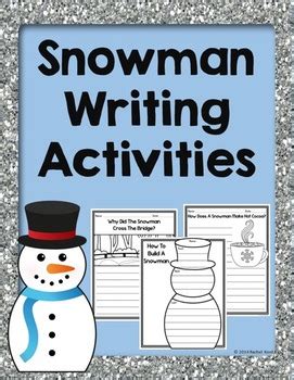 Snowman Writing Activities by Rachel K Resources | TpT