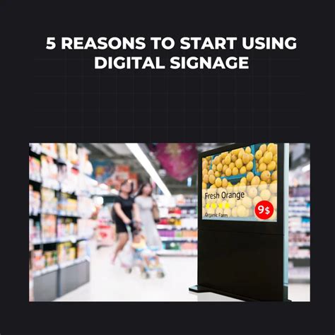 5 REASONS TO START USING DIGITAL SIGNAGE LocalScreens