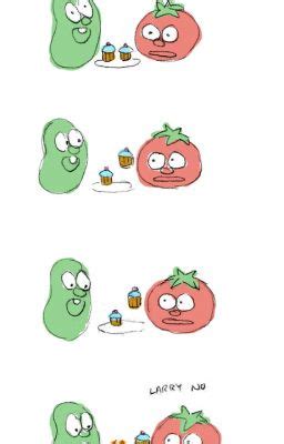 Larry The Cucumber And Bob The Tomato