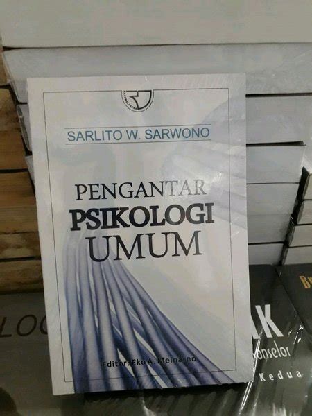 Jual Buku Pengantar Psikologi Umum Sarlito W Sarwono Rajawali Pers