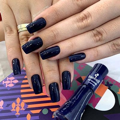 Recomendo Experimentar Esses Esmaltes Azuis Lindos E Essas Unhas