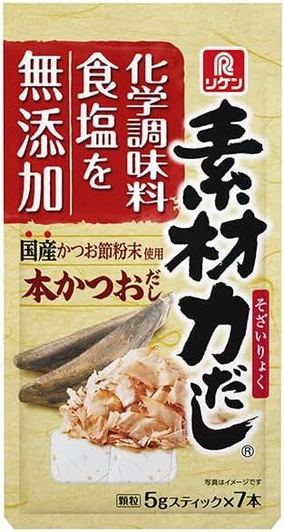 Jp 理研ビタミン 素材力だし 本かつおだし 30g5g×6本×10袋入×2ケース 食品・飲料・お酒