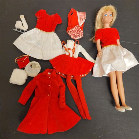 Barbie Skipper Blue Eye Blonde Hair Doll Lot Trunk Made In Japan Etsy