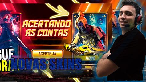 Free Fire Ao Vivonovas Skins Hj Sai Meu Mestre No Csranqueada De