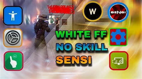 White Ff No Skill Sensi 🖥️ 🖱️mobile In Settings Sensitivity Free Fire