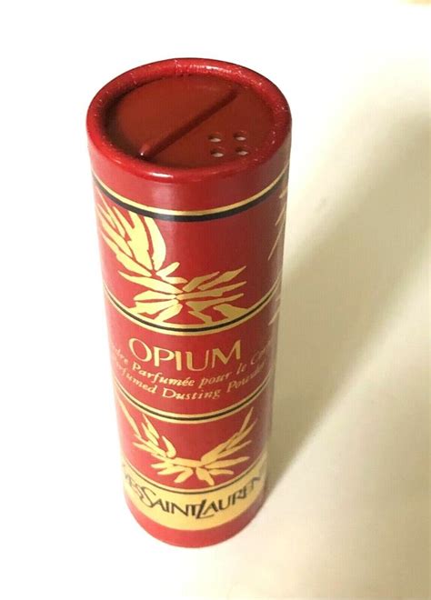 Vintage Ysl Yves Saint Laurent Opium Perfumed Powder Oz G New Ebay