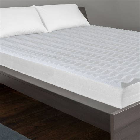 Dream Serenity Memory Foam 2 Graphite Wave Mattress Topper 1 Each