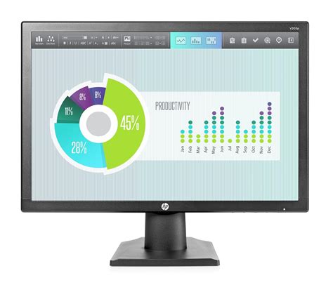 HP V203p 19 5 Inch IPS LED Backlit HD Computer Monitor With VGA Black