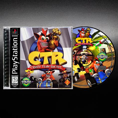 CTR Crash Team Racing Kart Repro Retro Game Ps1 Psx