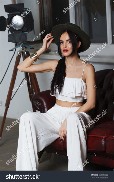 Beautiful Sexy Woman Fashion Model Brunette Stock Photo Shutterstock
