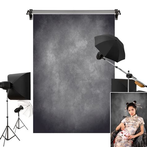 Buy Kate 5x7ft Gray Texture Backdrop Gray Purple Abstract Portrait Head