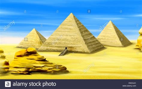 Egyptian Pyramids Painting at PaintingValley.com | Explore collection ...