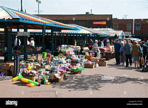 Ashton Market Ashton Under Lyne Tameside Manchester England Uk