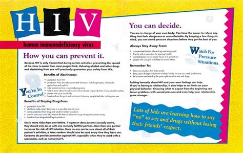 HIV Pamphlet | Prevention and Treatment Resource Press