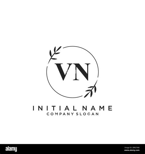 Vn Initials Logo Cut Out Stock Images And Pictures Alamy
