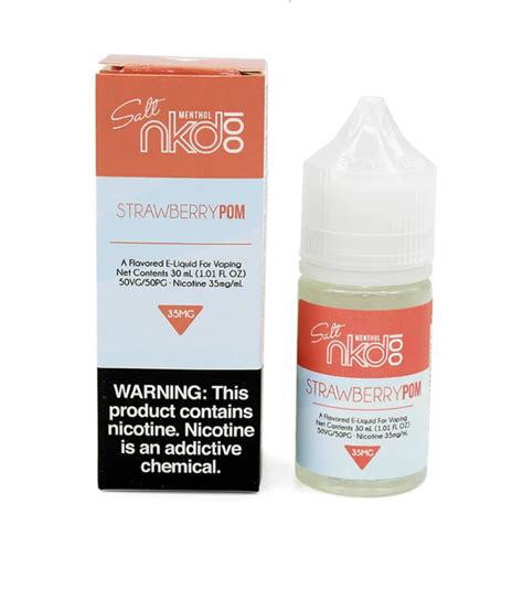 Naked Strawberry Pom Brain Freeze Just Vapes Australia