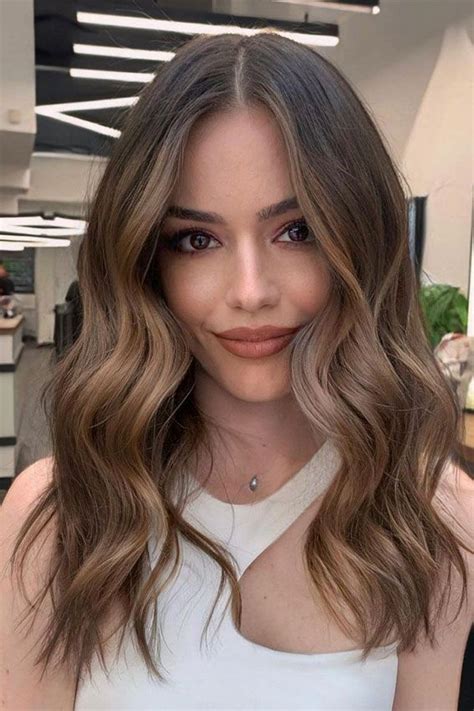 50 Hair Colours Ideas That Are Trending Now Brunette Sun Kissed Brunette Hair Color Olive