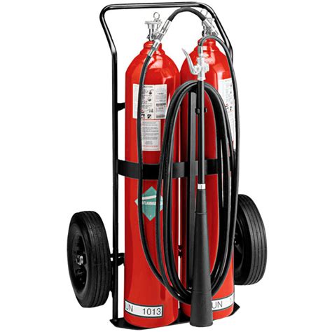 Badger 22725 100 Lb Mobile Carbon Dioxide Self Expelling Fire Extinguisher Ul Rating 20bc