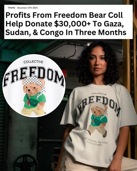 Our Freedom Bear Collection has now helped us donate over $30,000 to