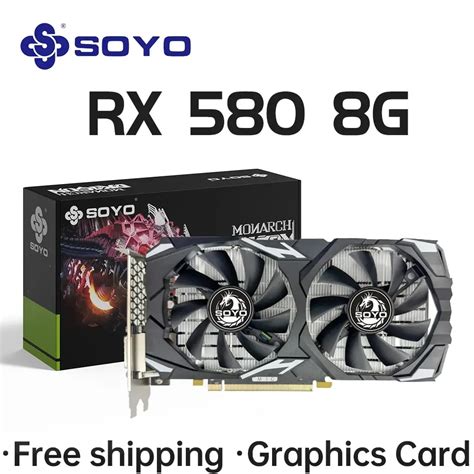 Soyo Radeon Rx580 8g Gddr5 Pcie3 0x16 Hdmi Dp Dvi