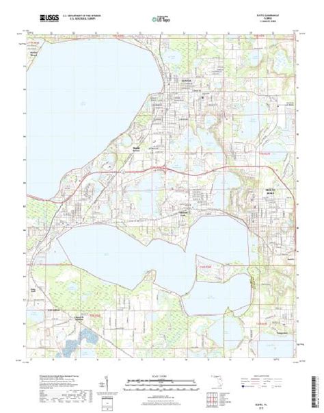 Mytopo Eustis Florida Usgs Quad Topo Map