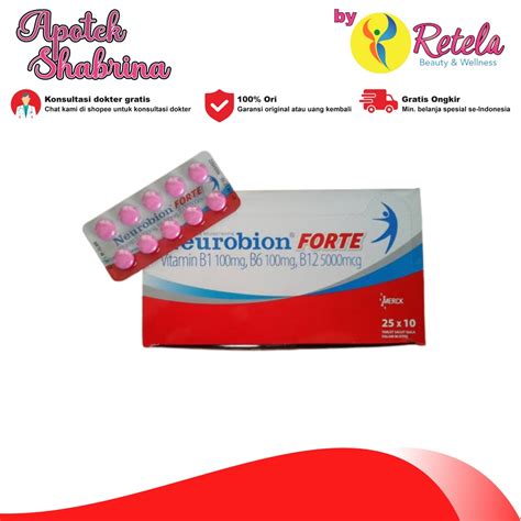 Jual Neurobion Forte Vitamin Neurotropik Obat Kebas Kesemutan