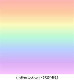 Pastel Rainbow Gradient Aesthetic Rainbow Color Palette - Harcrateremtettek