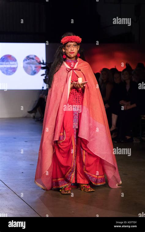 London Uk 10th Oct 2017 Victims Of Acid Attacks From Bangladesh Showcase Fashion By Fashion